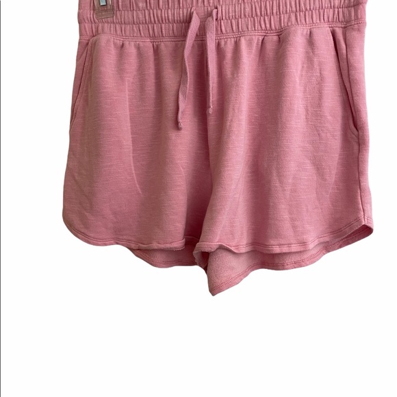 Fabletics elastic waist drawstring shorts size Large pink. - Picture 1 of 7